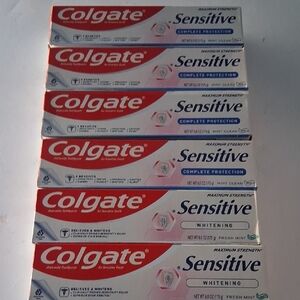 6 Brand New COLGATE SENSITIVE 6oz Each